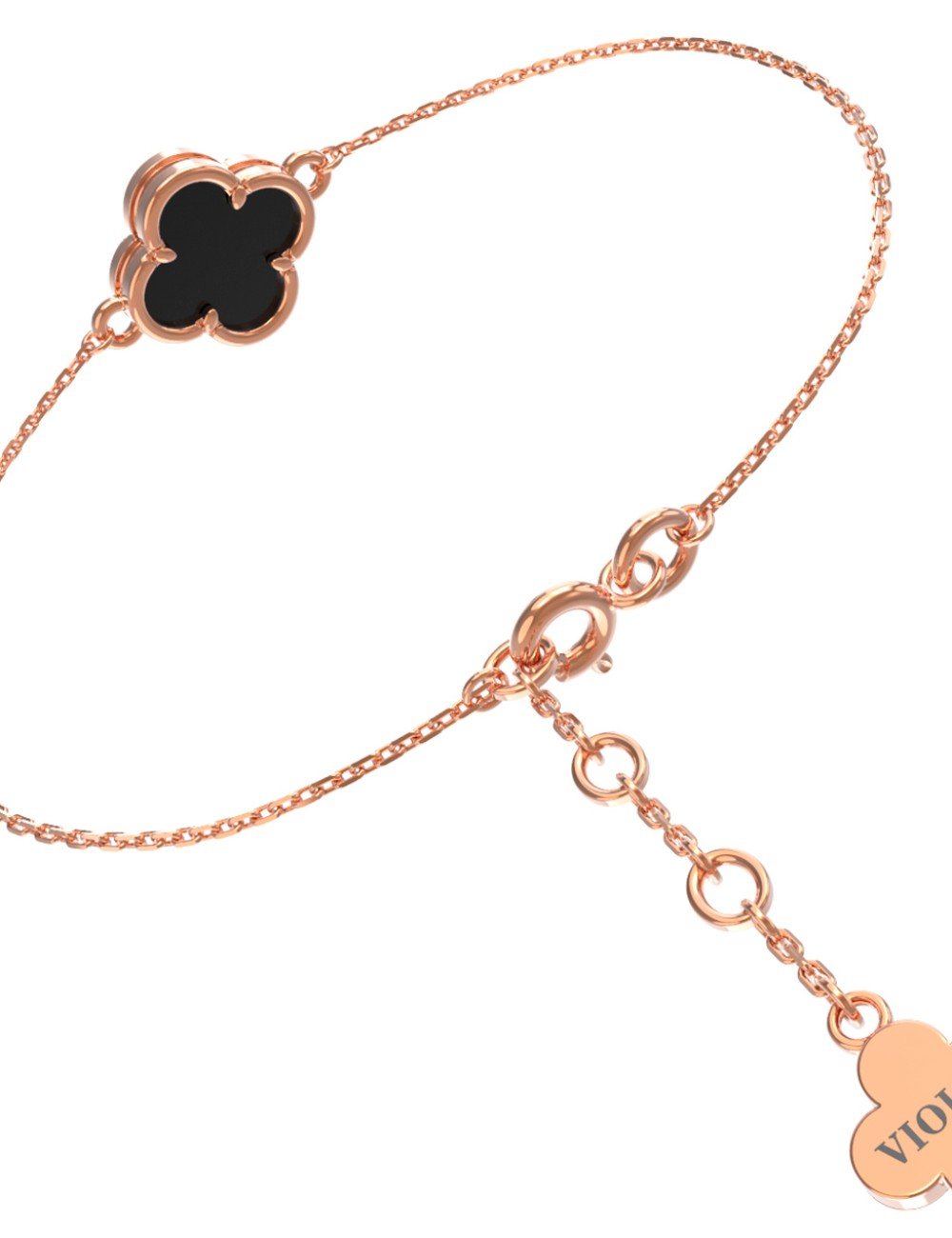 Браслет из золота c ониксом