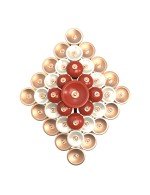 Кольцо из золота c агатом и перламутром