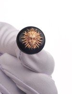 Кольцо из золота c ониксом