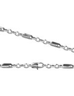 Цепь из белого золота