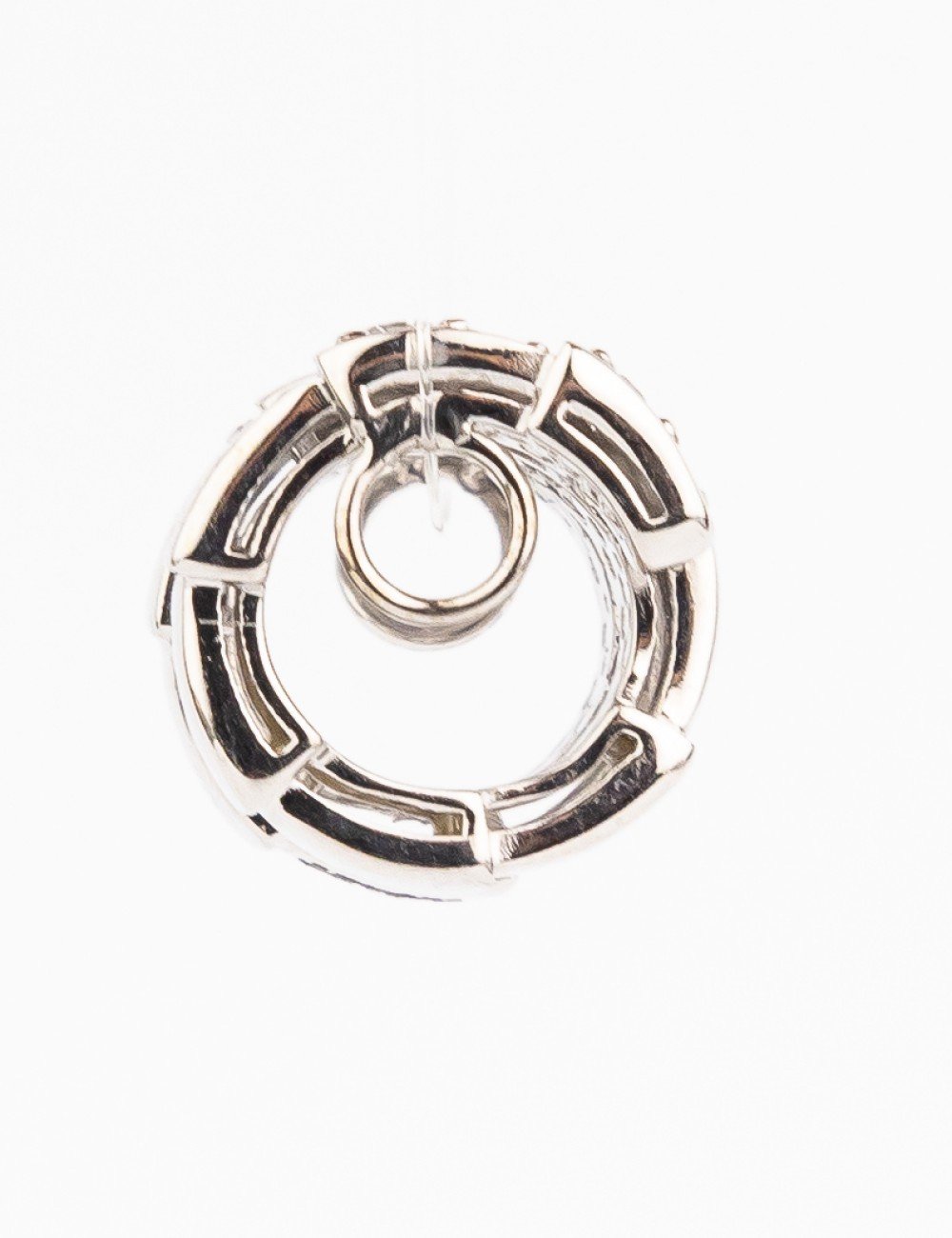 Подвеска из белого золота c бриллиантами