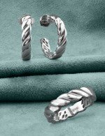 Серьги из белого золота