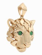 Подвеска из золота c изумрудом