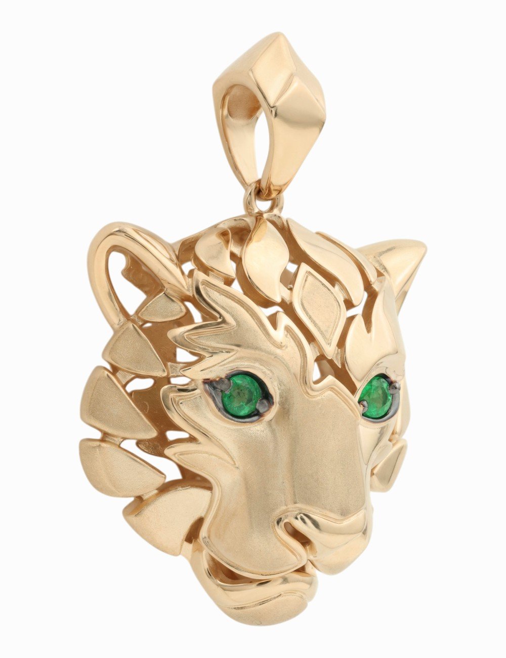 Подвеска из золота c изумрудом