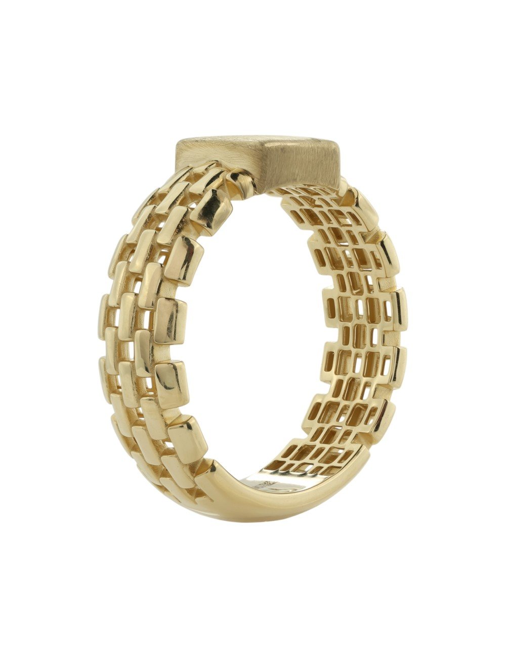 Кольцо из лимонного золота