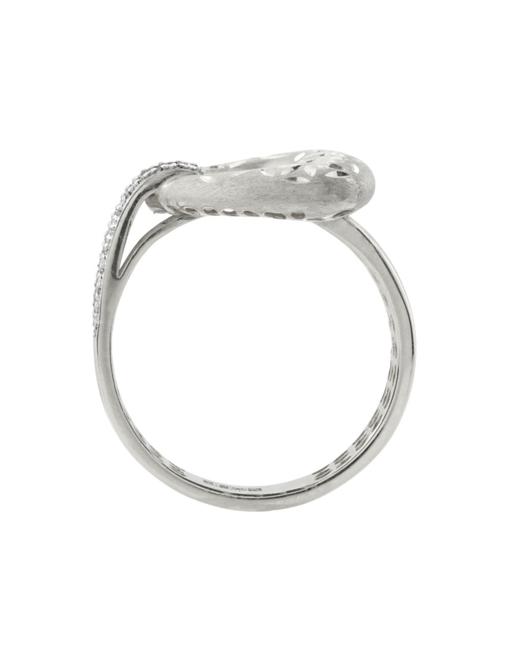 Кольцо из белого золота c бриллиантами