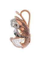 Подвеска из золота c фианитом