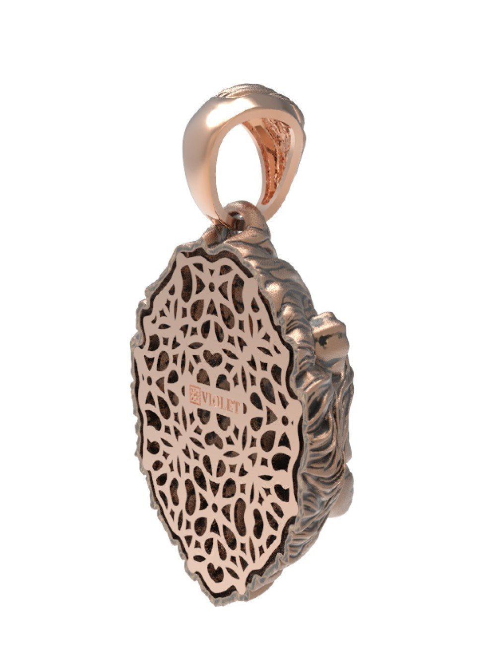 Подвеска из золота c эмалью