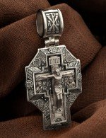 Крест из белого золота