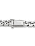 Браслет из белого золота c бриллиантами и изумрудом