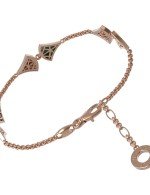 Браслет из золота c бриллиантами и малахитом