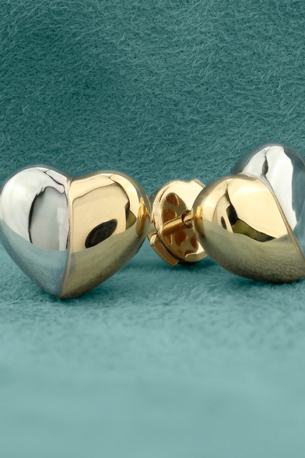 Серьги из лимонного золота