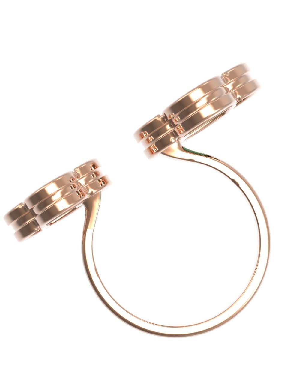 Кольцо из золота c ониксом и перламутром