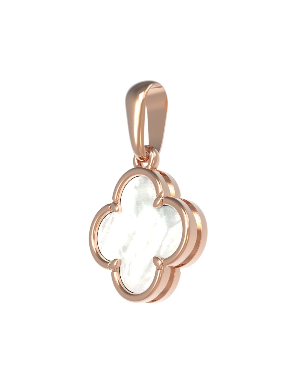 Подвеска из золота c перламутром