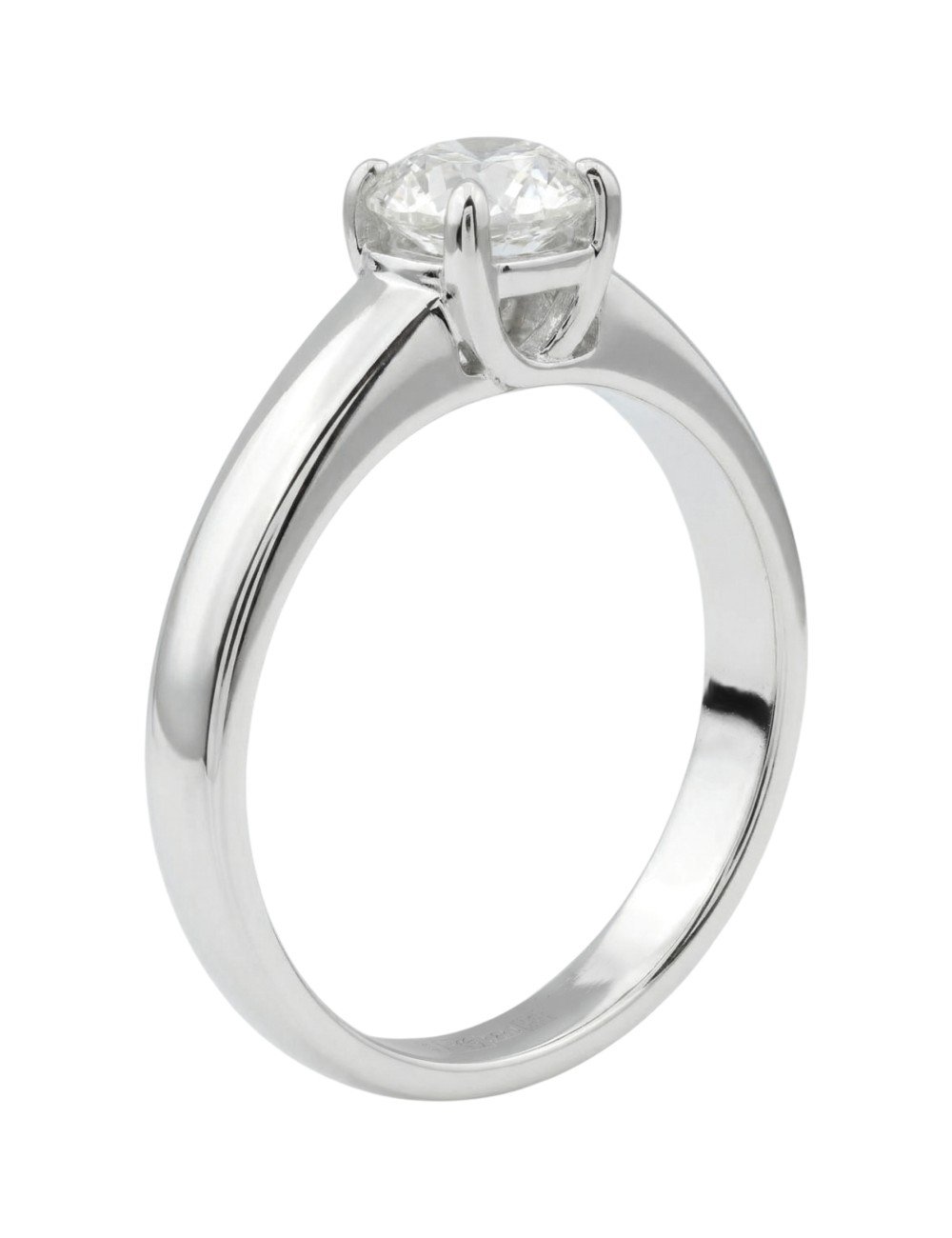 Кольцо из белого золота c бриллиантами