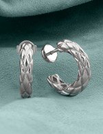 Серьги из белого золота