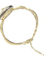 Браслет из лимонного золота c эмалью и перламутром