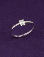 Кольцо из белого золота c бриллиантами