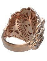 Кольцо из золота c эмалью