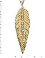 Колье из лимонного золота c бриллиантами