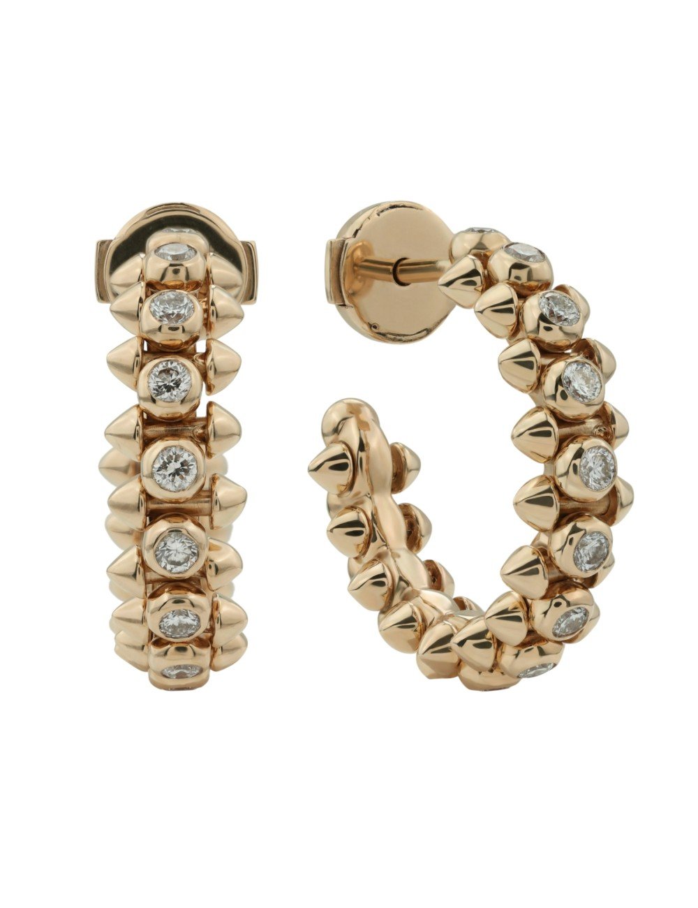 Серьги из золота c бриллиантами