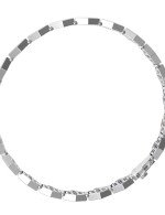 Браслет из белого золота c ониксом и перламутром