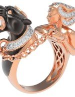 Кольцо из золота c фианитом