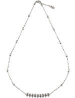 Колье из белого золота c бриллиантами