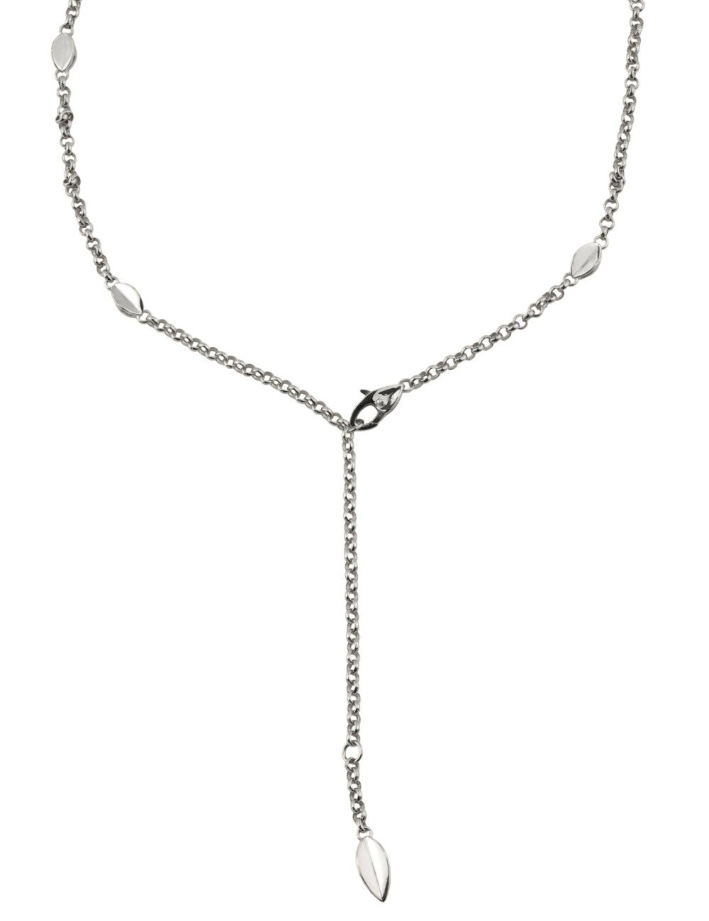 Колье из белого золота