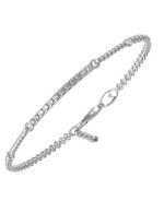 Браслет из белого золота c бриллиантами