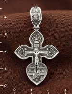 Крест из белого золота