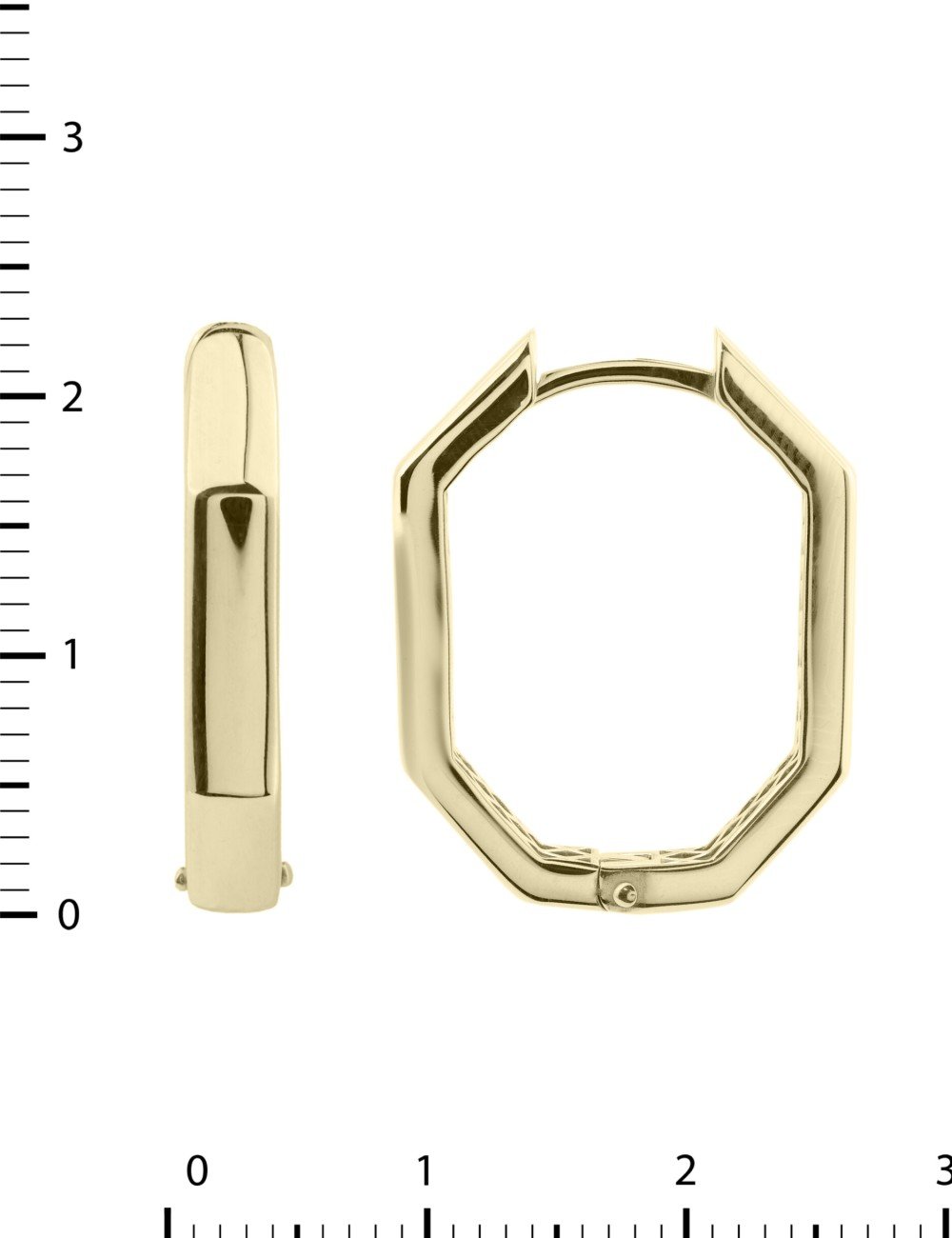 Серьги из лимонного золота