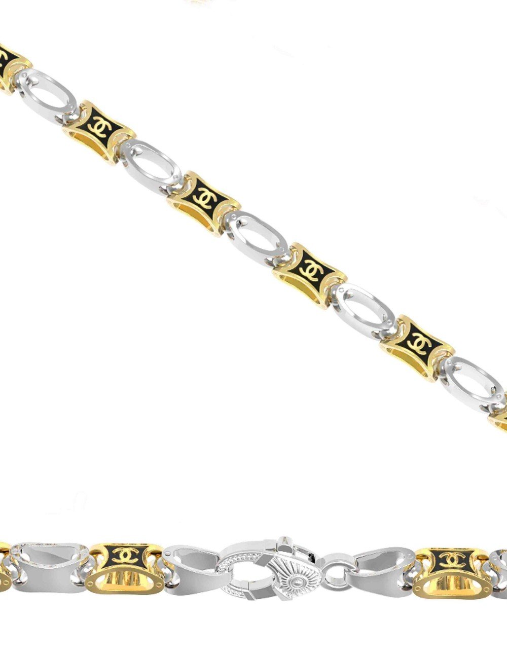 Браслет из лимонного золота