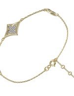 Браслет из лимонного золота c бриллиантами