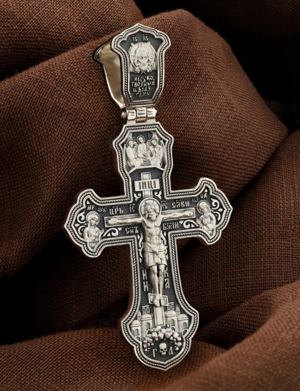 Крест из серебра 925 пробы