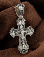 Крест из серебра 925 пробы