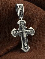 Крест из белого золота
