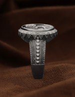 Кольцо из белого золота