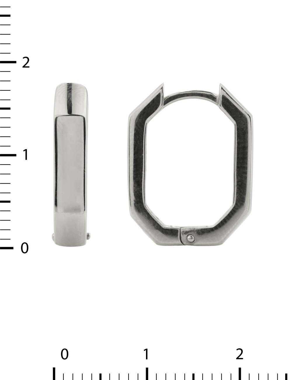 Серьги из белого золота