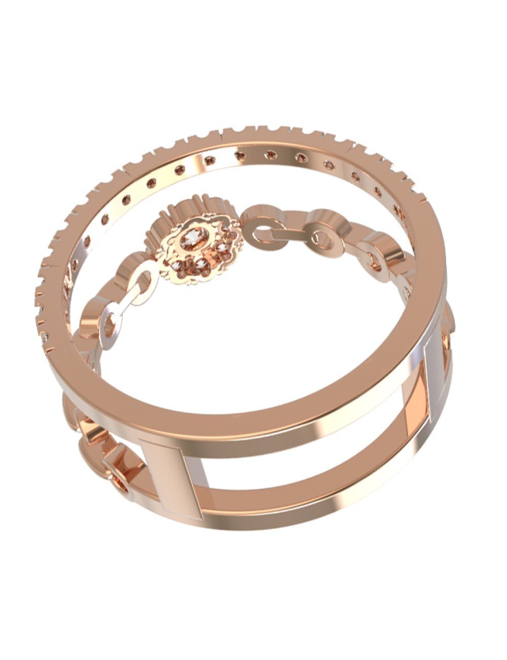 Кольцо из золота c бриллиантами