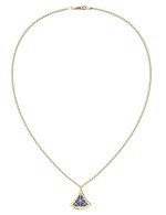 Колье из лимонного золота c лазуритом