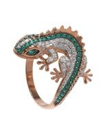 Кольцо из золота c фианитом