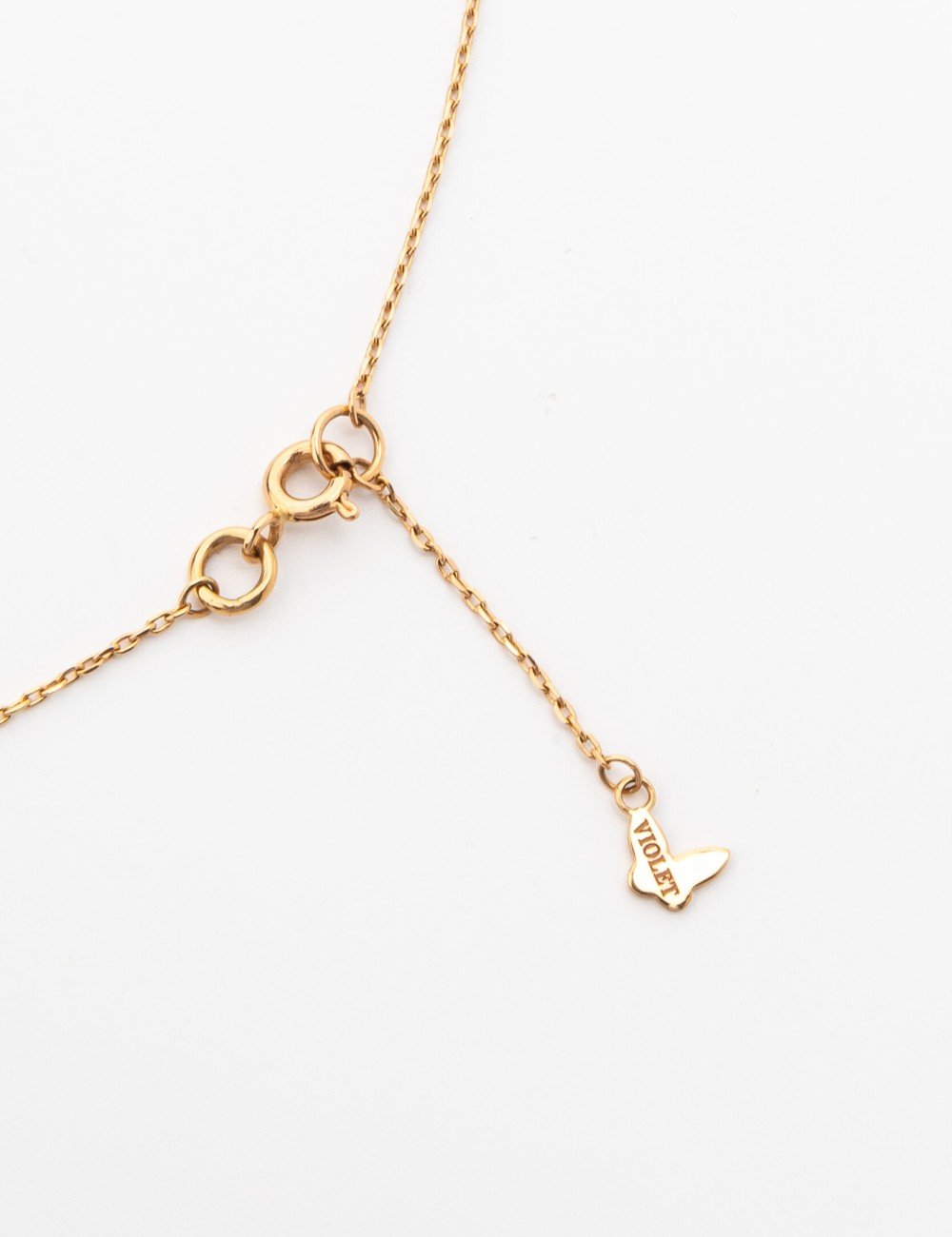 Колье из золота c ониксом