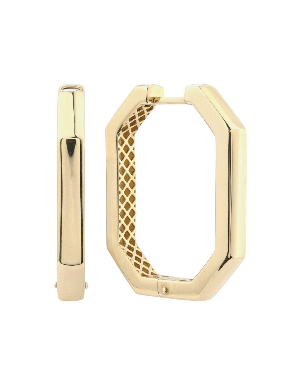 Серьги из лимонного золота