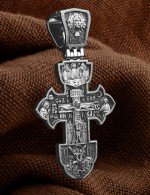 Крест из белого золота