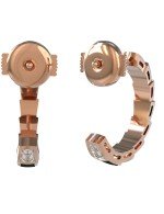 Серьги из золота c бриллиантами и ониксом