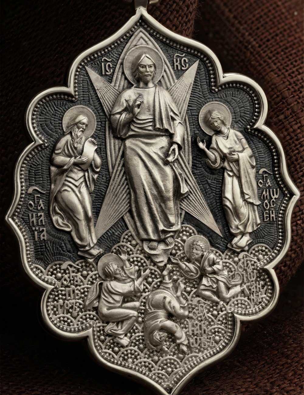 Образок из белого золота