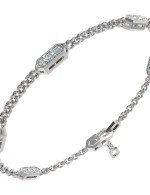 Браслет из белого золота c бриллиантами