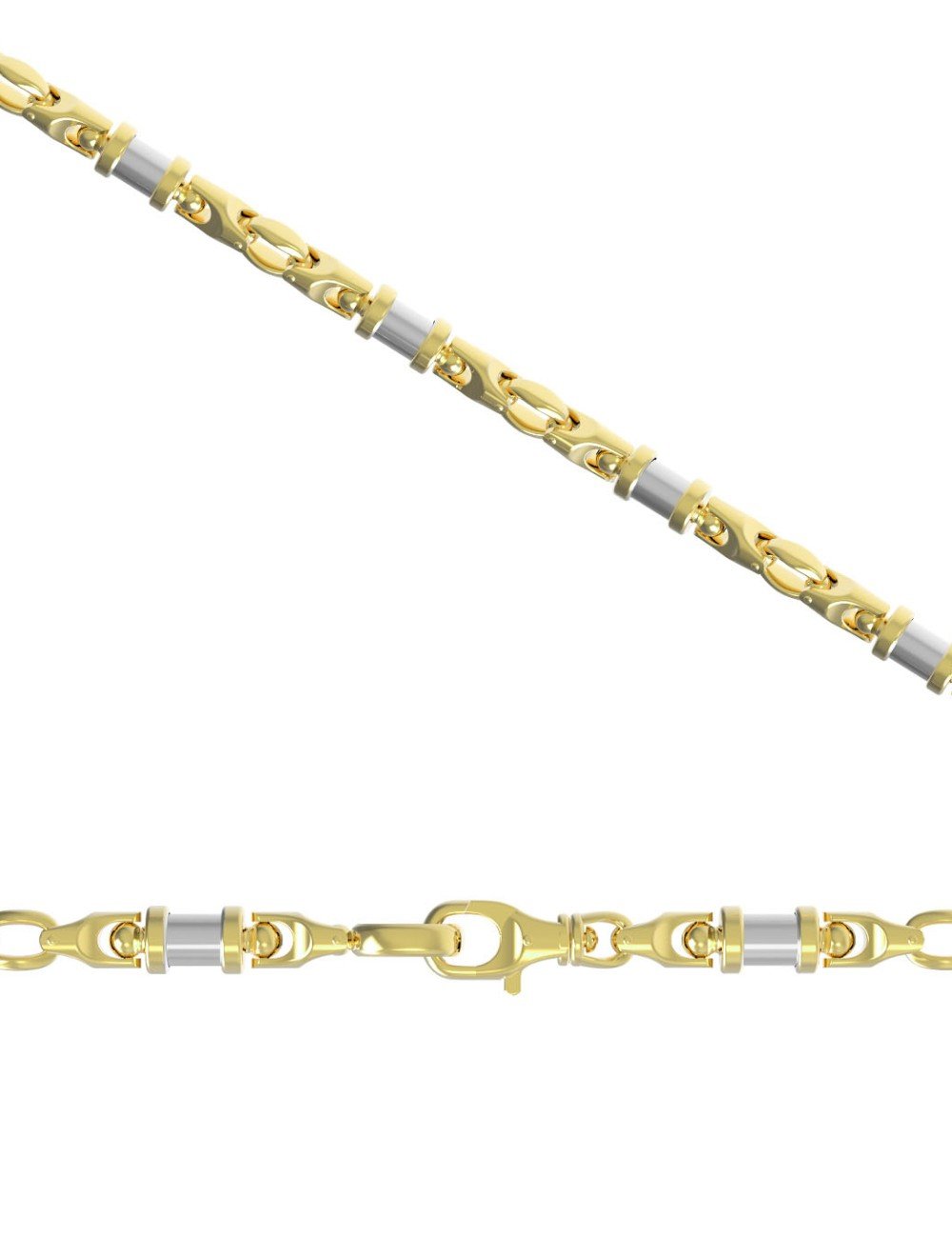 Цепь из лимонного золота