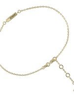 Браслет из лимонного золота c малахитом